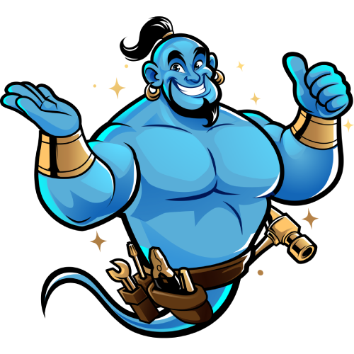 Mr. Genie Handyman LLC Logo - Navigation
