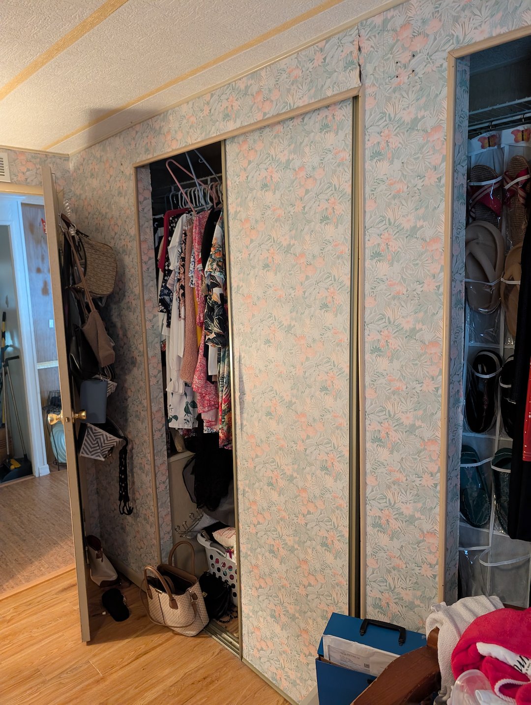 How Mr. Genie Handyman Replaced Old Closet Doors with Upgraded Panel Doors