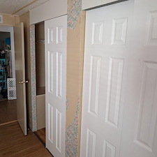 How-Mr-Genie-Handyman-Replaced-Old-Closet-Doors-with-Upgraded-Panel-Doors 0